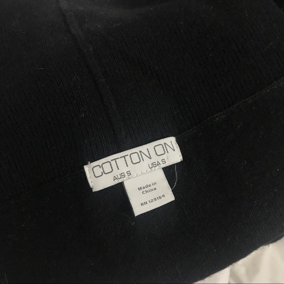 Cotton On Black Sleeveless Circular Long Cardigan - Picture 8 of 9